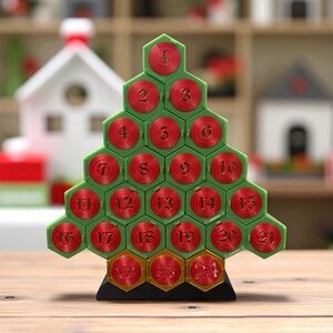 Festive Green and Red Advent Calendar